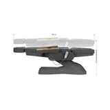 Poltrona elettrica per trattamenti SILLON Lux 273b 3 motori grigio