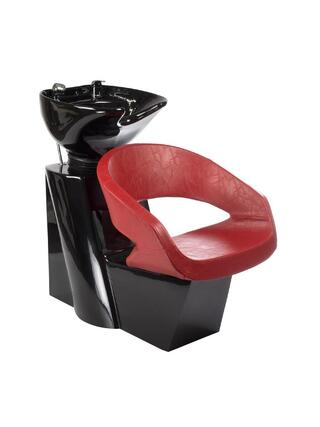 Poltrona lavatesta Paolo BH-8031 - rossa