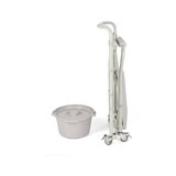 Sedia da doccia pieghevole con funzione WC – Ruote con freni