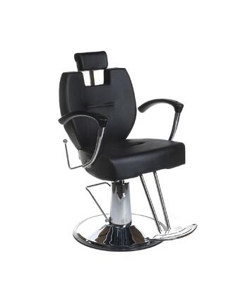 Poltrona da barbiere nera HEKTOR BH-3208