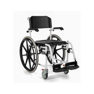 Sedia a rotelle per doccia Sedia per doccia e WC in alluminio