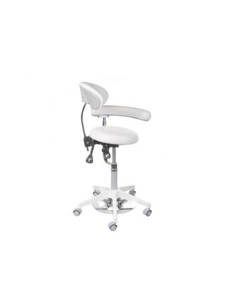 Sgabello medico con schienale BD-Y914 Bianco