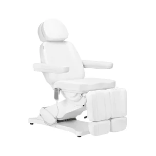 Poltrona pedicure elettrica SILLON CLASSIC 2 motori pedicure bianca