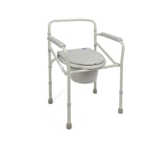 Sedia da doccia pieghevole con funzione WC