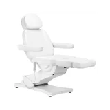Poltrona elettrica per trattamenti SILLON CLASSIC – 3 motori con riscaldamento, bianca (2a edizione)