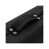 Lettino da massaggio pieghevole Balance in legno, 3 pezzi, nero