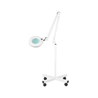 Lampada di ingrandimento a LED con lente d'ingrandimento su ruote S4 + supporto