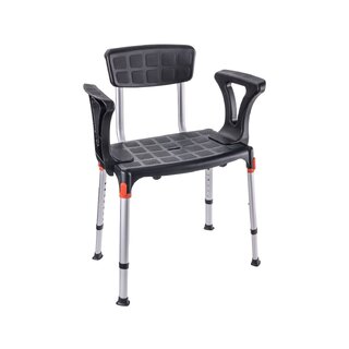 Sedia da doccia con schienale e braccioli 3 in 1