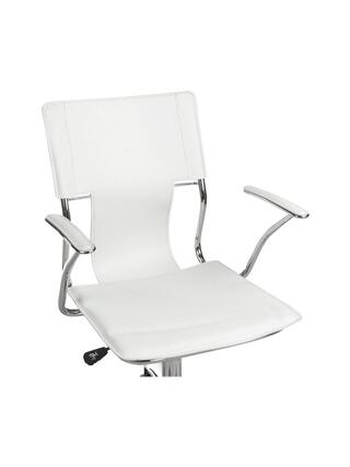 Sedia da ufficio bianca CorpoComfort BX-2015