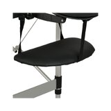 Lettino da massaggio portatile esclusivo Estetic Black Comfy Base K515