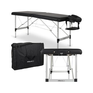Lettino da massaggio portatile Nina Comfy Base K515 Nero