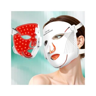 Maschera a LED 4D con luce rossa - Maschera per il viso