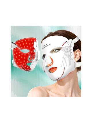 Maschera a LED 4D con luce rossa - Maschera per il viso