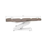 Poltrona elettrica per trattamenti SILLON CLASSIC 3 motori - marrone