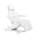 Poltrona elettrica per trattamenti SILLON CLASSIC – 3 motori con riscaldamento, bianca (2a edizione)